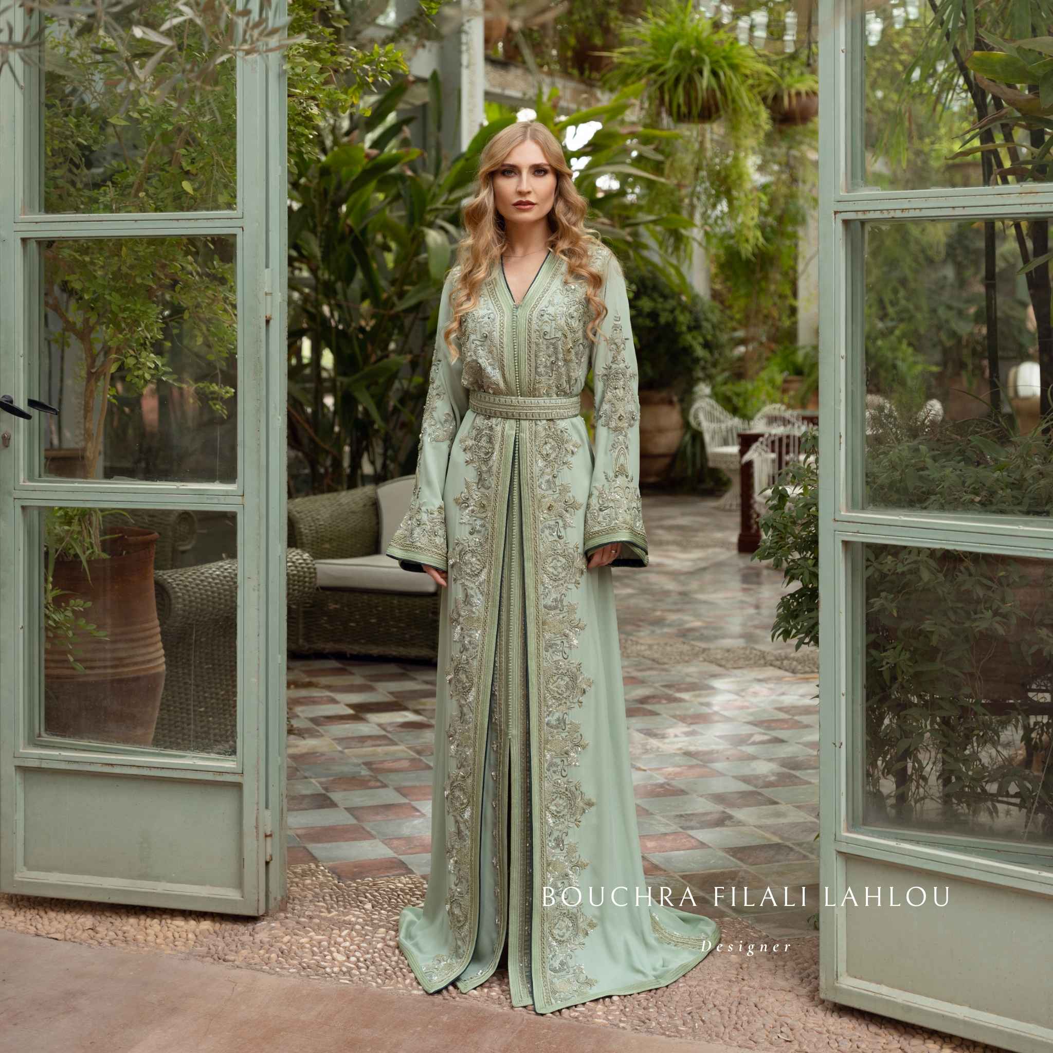 green kaftan